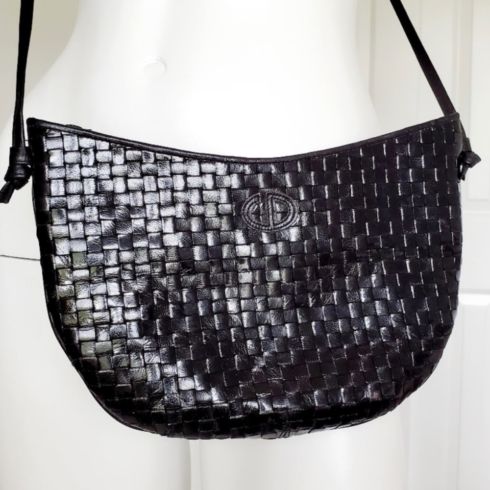 Christian Dior vintage leather crossbody bag